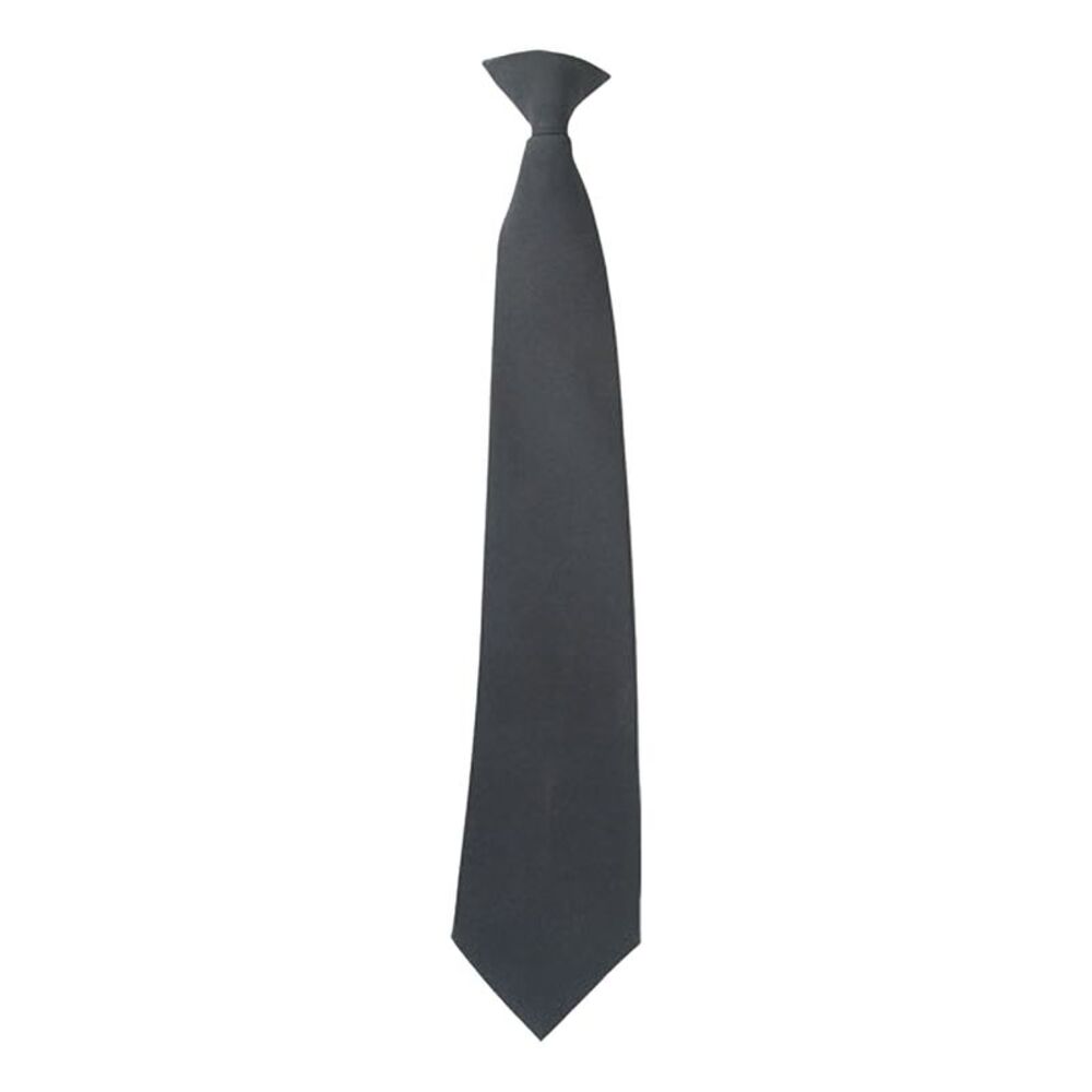 Viper Plain Clip-On Tie / Black